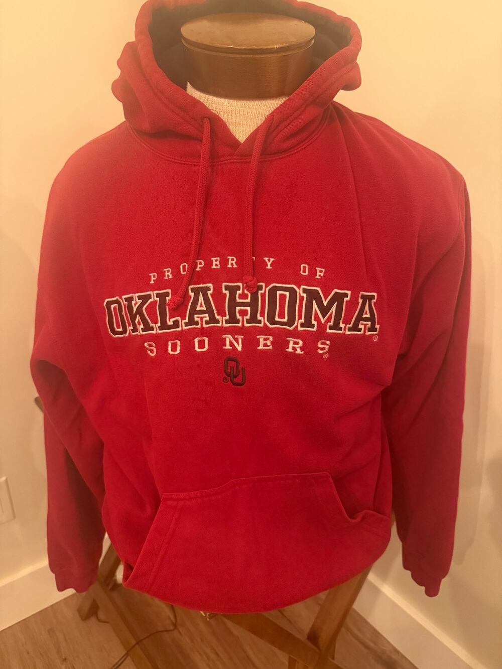 Property of Oklahoma Sooners Hoodie J. America Size Medium
